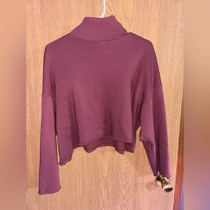American Eagle cropped turtle neck sweater